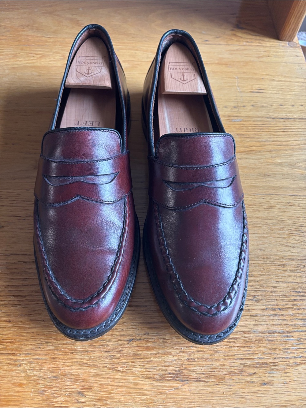 Allen Edmonds Randolph burgundy oxblood Penny Loafer Men’s 10B